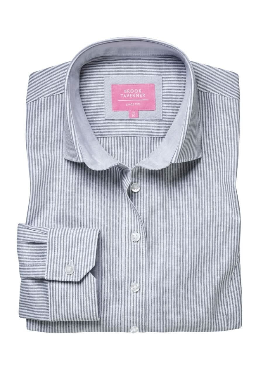 2361 - Mirabel Stretch Oxford Shirt - The Staff Uniform Company