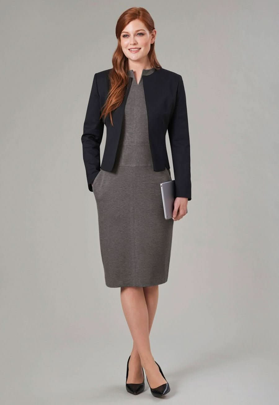 2365 - Celeste Jersey Stretch Dress - The Staff Uniform Company