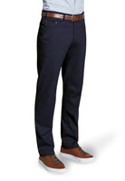 Brunswick Mens Chino Trousers Mens Chinos Brook Taverner Navy 28" Short