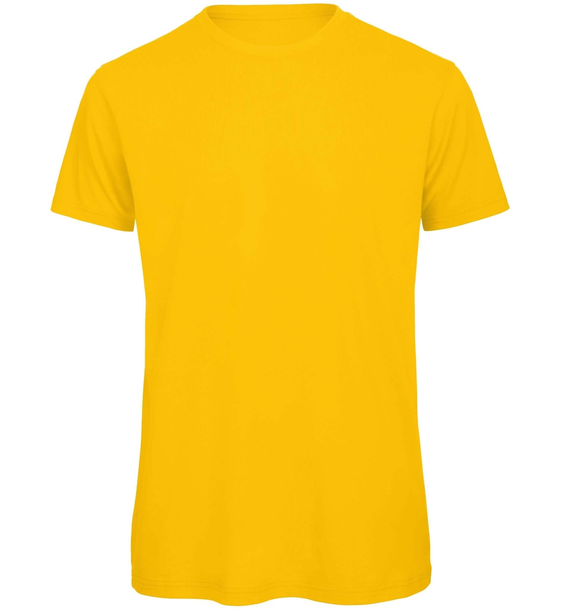 BA118: Inspire Mens Cotton T-Shirt Mens T-Shirts B&C Gold S