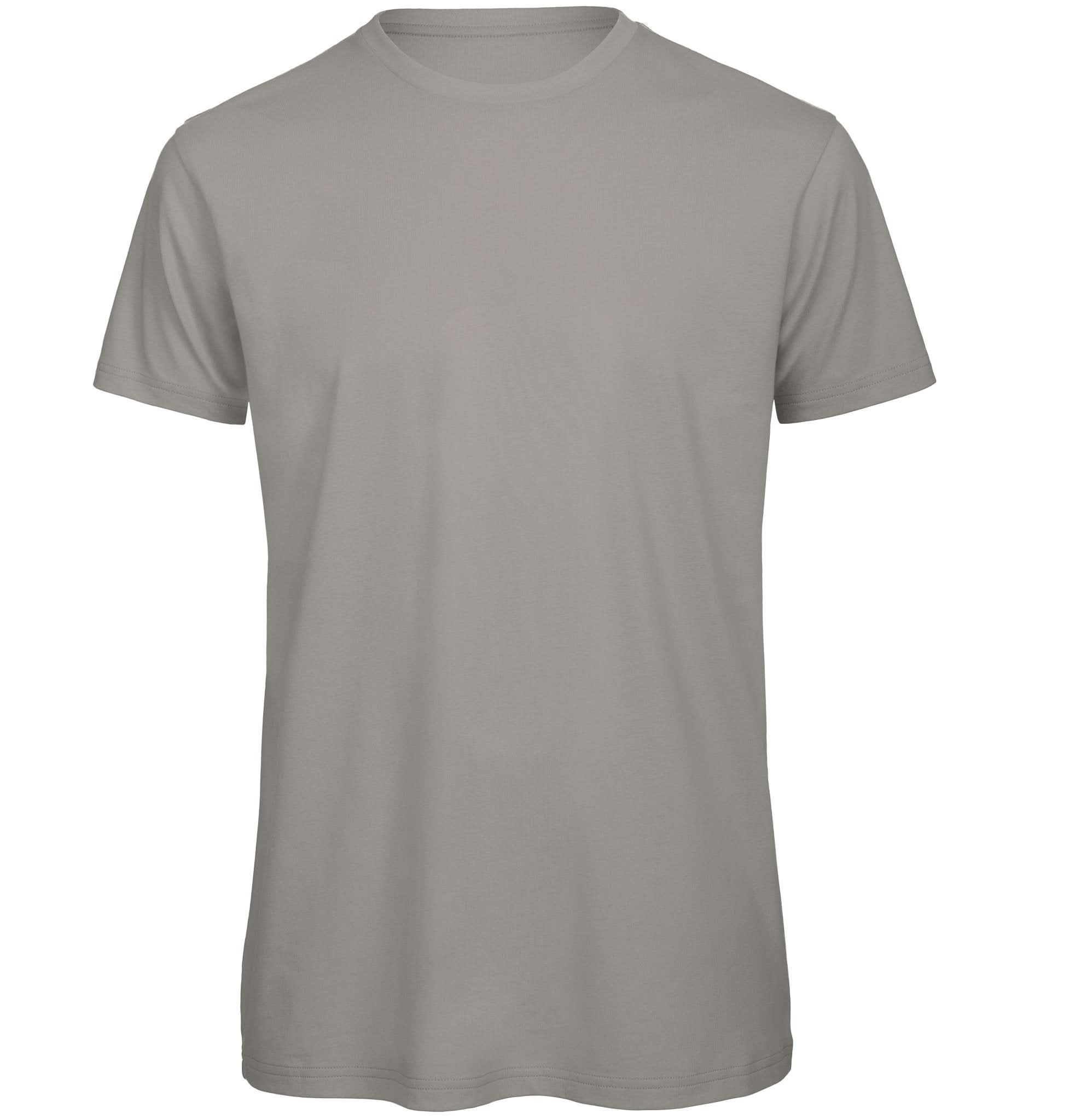 BA118: Inspire Mens Cotton T-Shirt Mens T-Shirts B&C Light Grey S