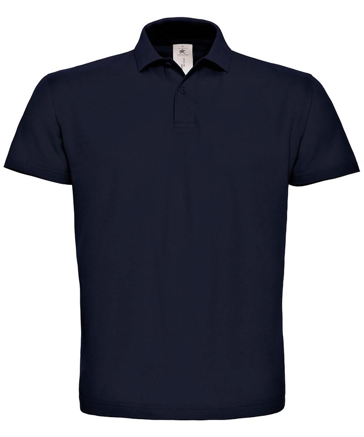 BA306: Basic Mens Polo Shirt Mens Polos B&C Navy XS