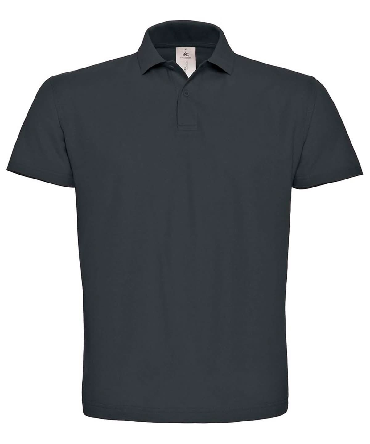 BA306: Basic Mens Polo Shirt Mens Polos B&C Anthracite XS