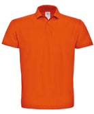 BA306: Basic Mens Polo Shirt Mens Polos B&C Orange XS