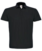 BA306: Basic Mens Polo Shirt Mens Polos B&C Black XS