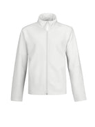 BA661: Mens Softshell Jacket Mens Softshell Jackets B&C White (White Lining) S