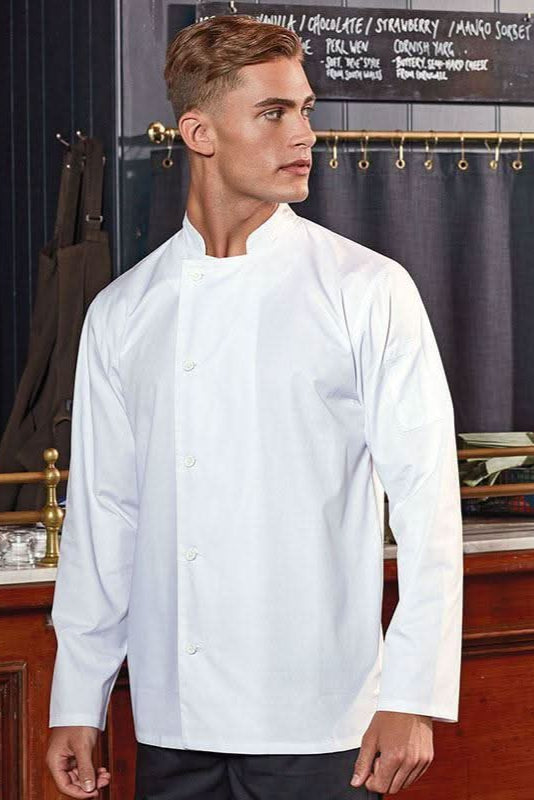 PR901: Chefs Long Sleeve Jacket Chefs Jacket Premier