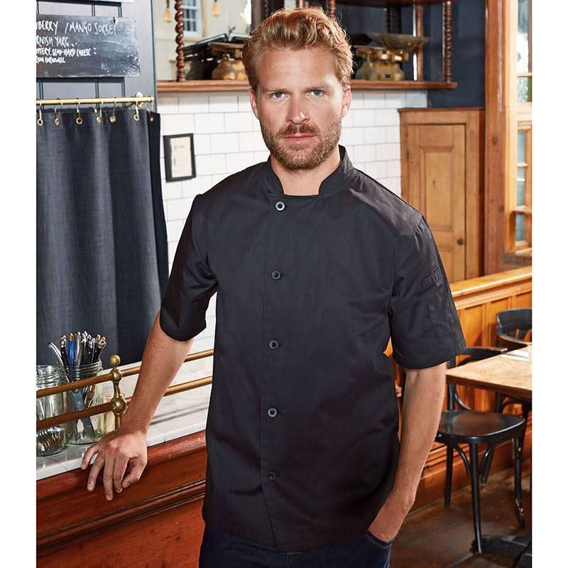 Chefs Essential Short Sleeve Jacket - The Staff Uniform Company