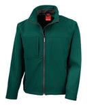 R121A: Classic Soft-shell Jacket Mens Softshell Jackets Result Bottle Green S