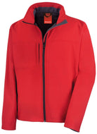 R121A: Classic Soft-shell Jacket Mens Softshell Jackets Result Red S