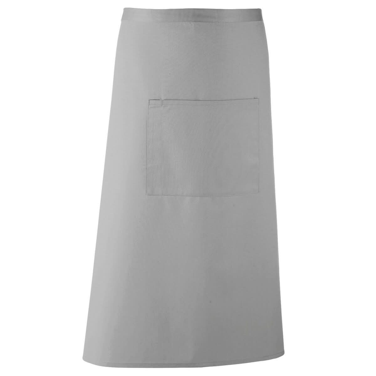 PR158: Colours Bar Apron Aprons Premier Silver Regular