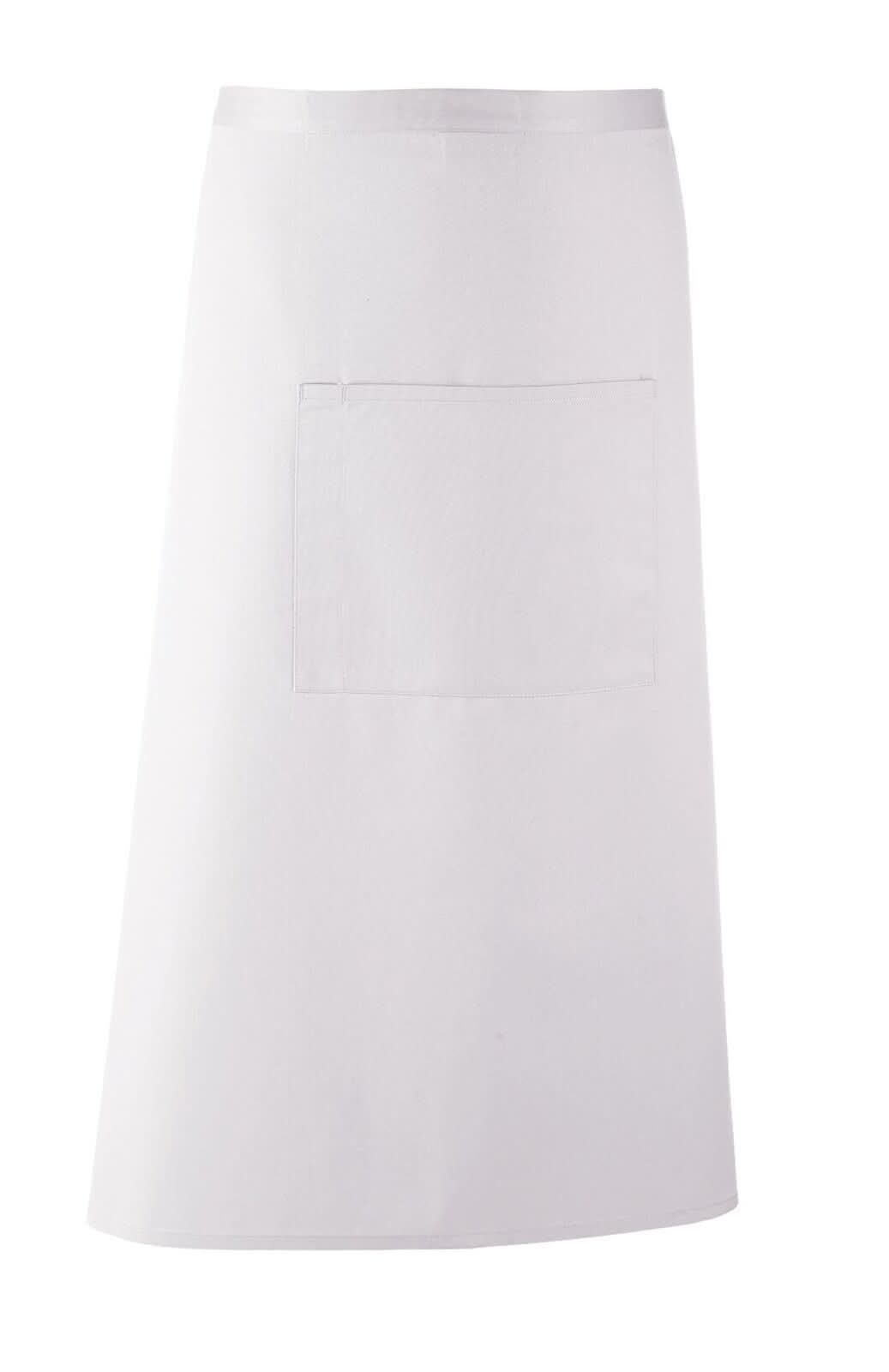 Colours Bar Apron Aprons Premier White 