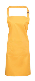 Colours Bib Apron - with Pocket Aprons Premier Sunflower 