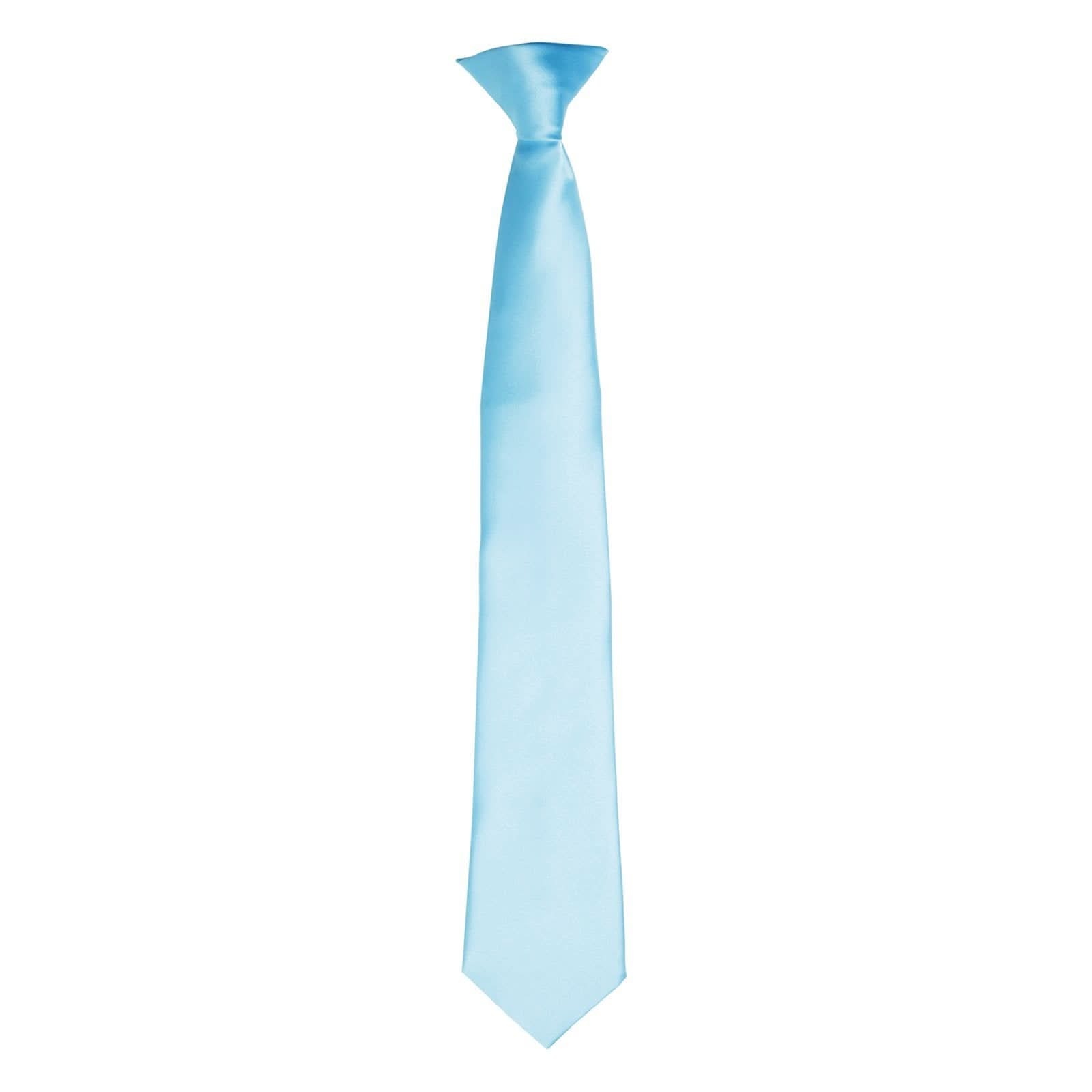 Colours Satin Clip Tie - The Staff Uniform Company