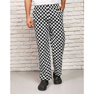 PR553: Essential Mens Chefs Trouser Chefs Trousers Premier Black/White Check XS