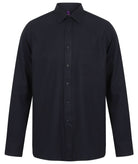 HB590: Men Long Sleeve Wicking Shirt Mens Long Sleeve Shirts Henbury