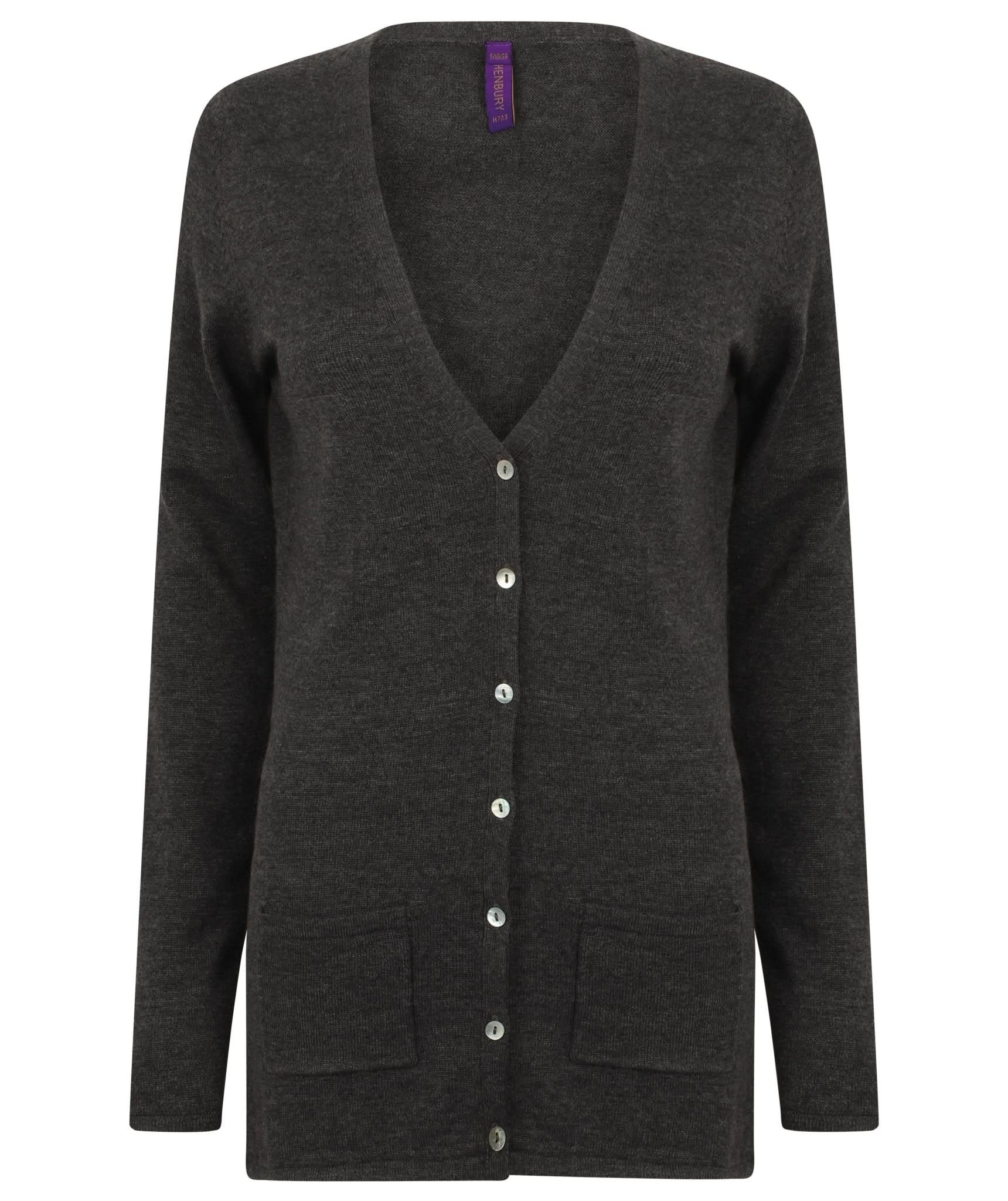 HB723 - V-Button Cardigan - The Staff Uniform Company