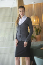 HB723 - V-Button Cardigan - The Staff Uniform Company