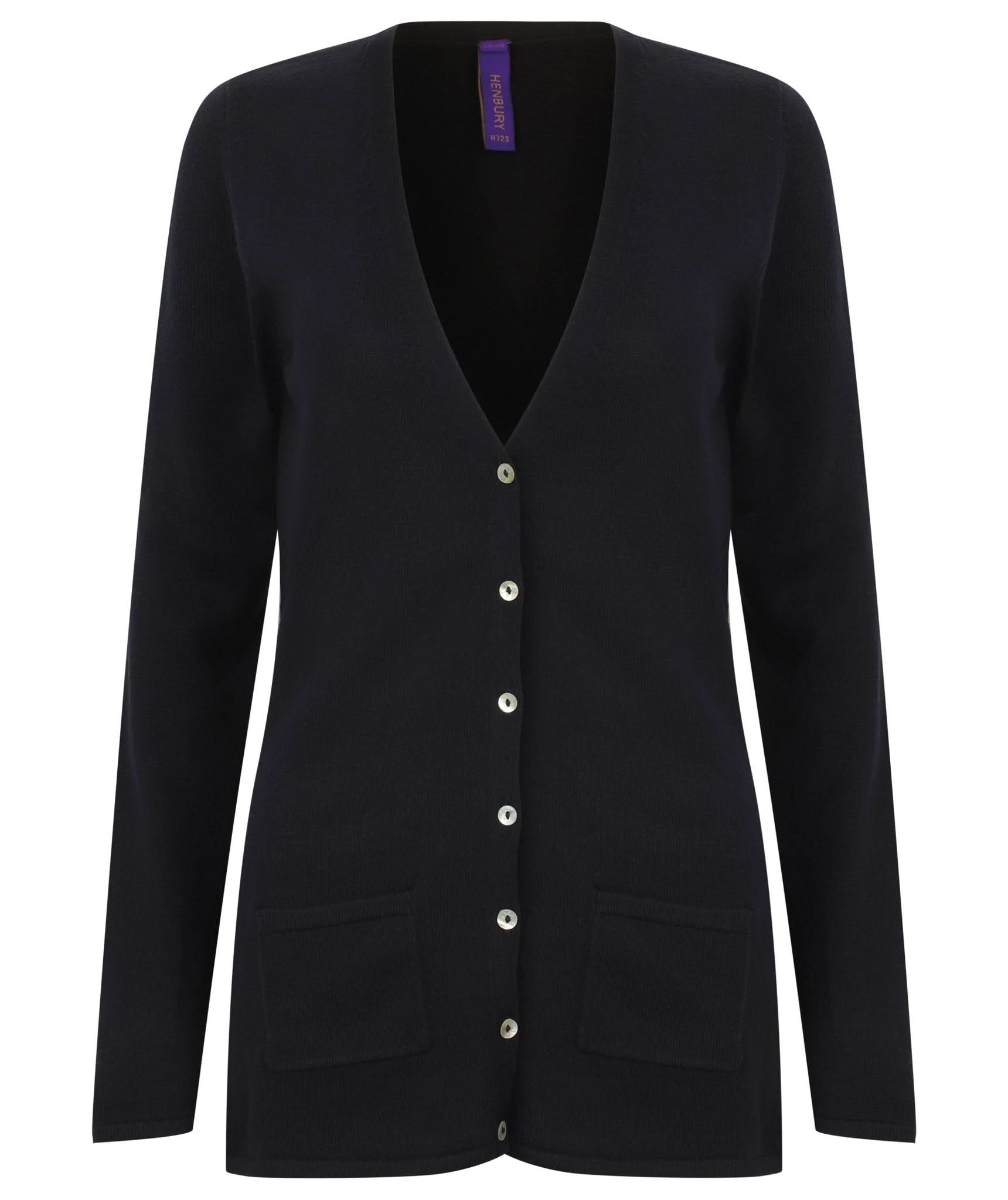 HB723 - V-Button Cardigan - The Staff Uniform Company