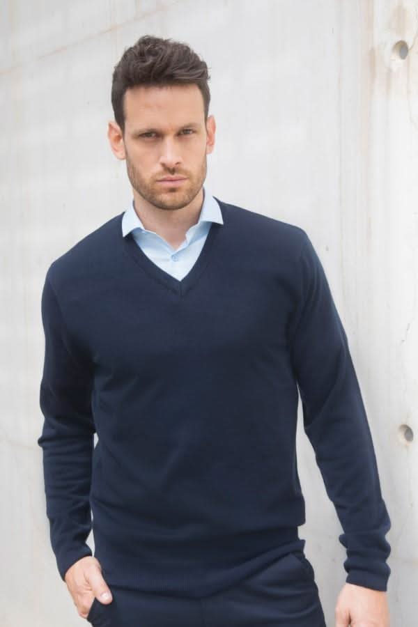 HB760 - Cashmere Touch V-Neck Jumper - The Staff Uniform Company