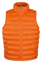 R193M: Ice Bird Padded Gilet Mens Bodywarmers Result Urban Orange S