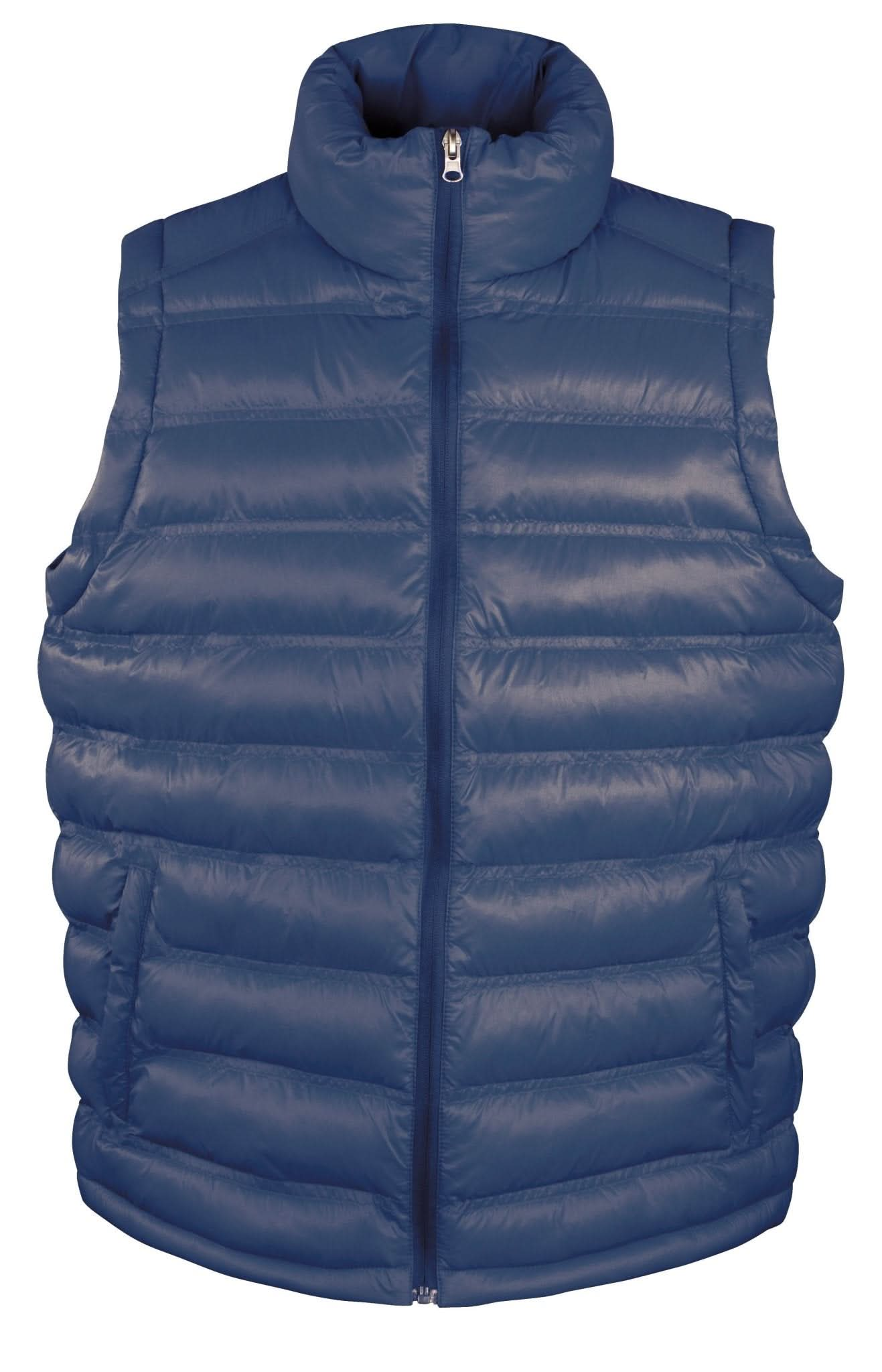 R193M: Ice Bird Padded Gilet Mens Bodywarmers Result Urban Navy S