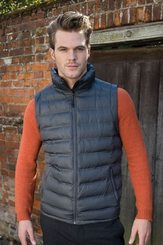 R193M: Ice Bird Padded Gilet Mens Bodywarmers Result Urban