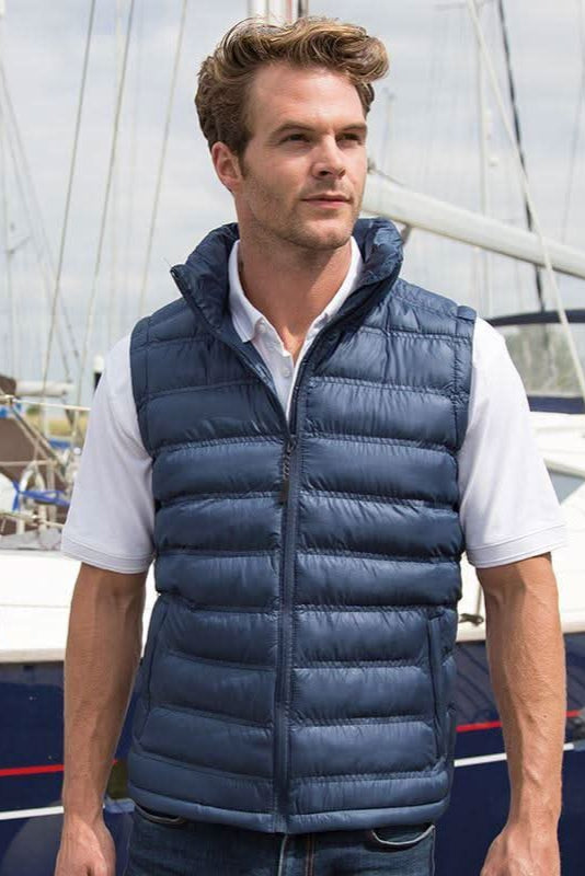 R193M: Ice Bird Padded Gilet Mens Bodywarmers Result Urban