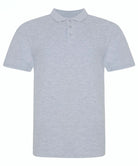 JP100: Mens 100 Cotton Polo Mens Polos AWDis Just Polos Heather Grey S