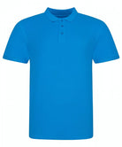 JP100: Mens 100 Cotton Polo Mens Polos AWDis Just Polos Azure Blue S