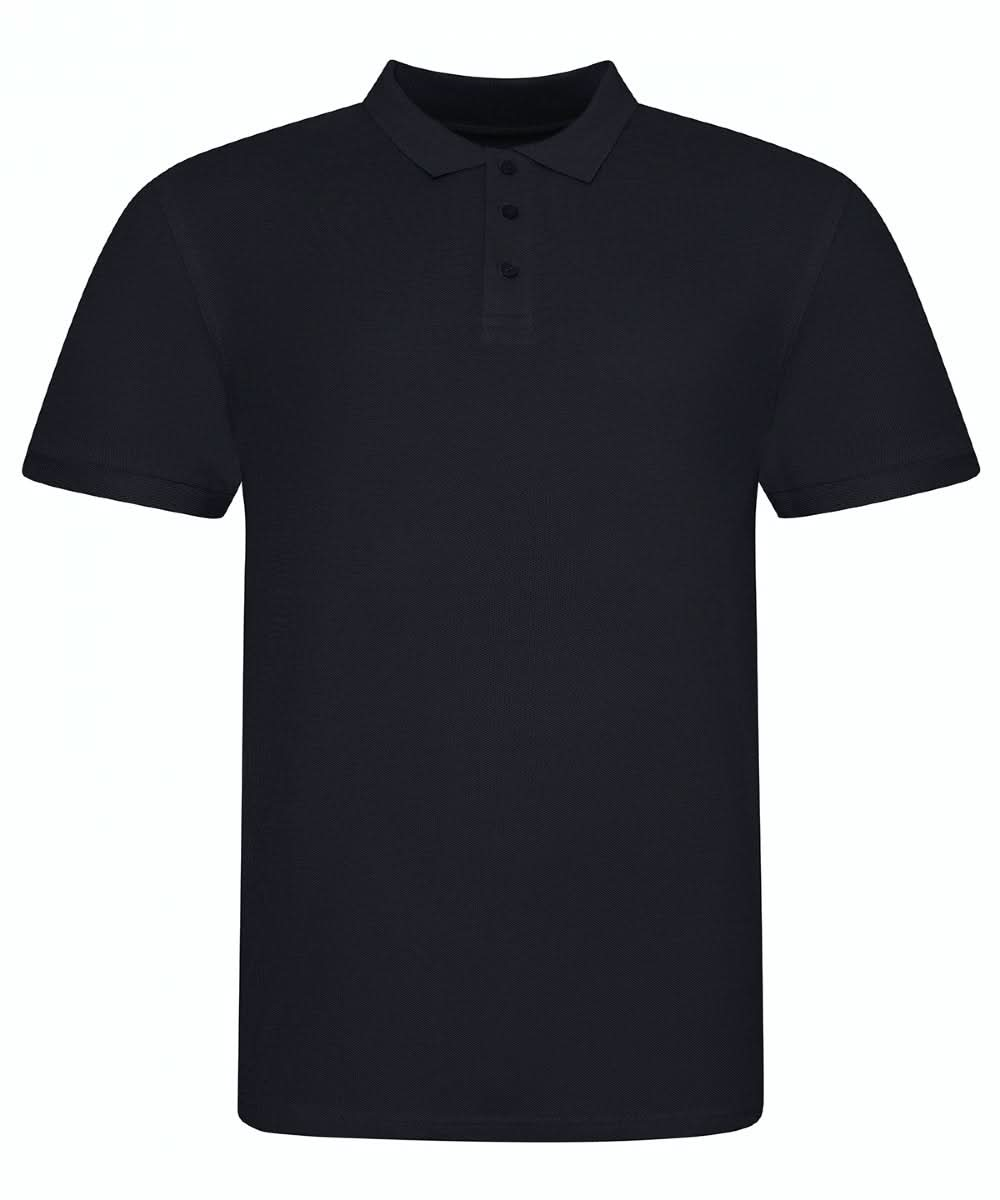 JP100: Mens 100 Cotton Polo Mens Polos AWDis Just Polos Deep Black S