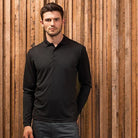 L/S Coolchecker Pique Polo - The Staff Uniform Company