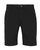 AQ051: Mens Chino Shorts Mens Chinos Asquith & Fox Black XS