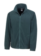 R114X: Microfleece Jacket Mens Fleeces Result Core Forest Green XS