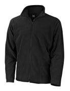 R114X: Microfleece Jacket Mens Fleeces Result Core Black XS