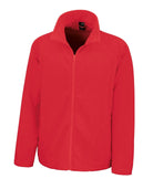 R114X: Microfleece Jacket Mens Fleeces Result Core Red XS