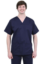 Behrens NSTP Unisex Smart Scrub Tunic Navy Unisex Scrub Top Behrens XS