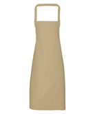 PR102: 100% Cotton Kitchen Apron Aprons Premier Khaki Regular