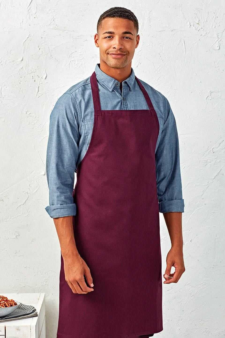 PR102: 100% Cotton Kitchen Apron Aprons Premier