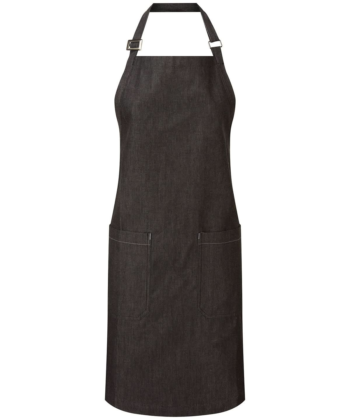 PR113 - Fairtrade Denim Bib Apron - The Staff Uniform Company