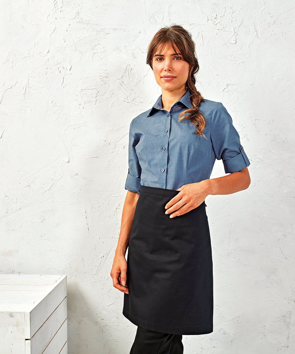 PR114 - Fairtrade Cotton Waist Apron - The Staff Uniform Company