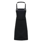 PR123: Espresso Bib Apron Aprons Premier Black/Black