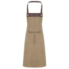 PR123 - Espresso Bib Apron - The Staff Uniform Company