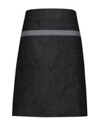 PR128 - Contrast Denim Waist Apron - The Staff Uniform Company