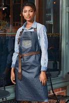 PR136: Waxed-Look Denim Apron Aprons Premier