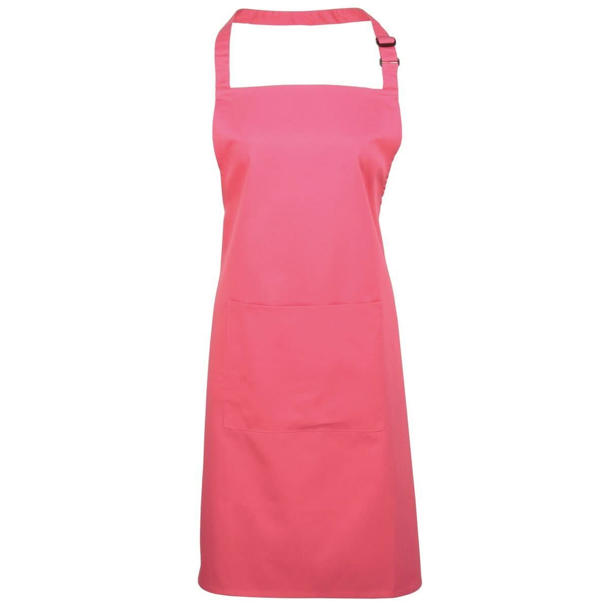 PR154: Colours Pocket Bib Apron Aprons Premier Fuchsia Regular