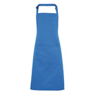 PR154: Colours Pocket Bib Apron Aprons Premier Sapphire Regular