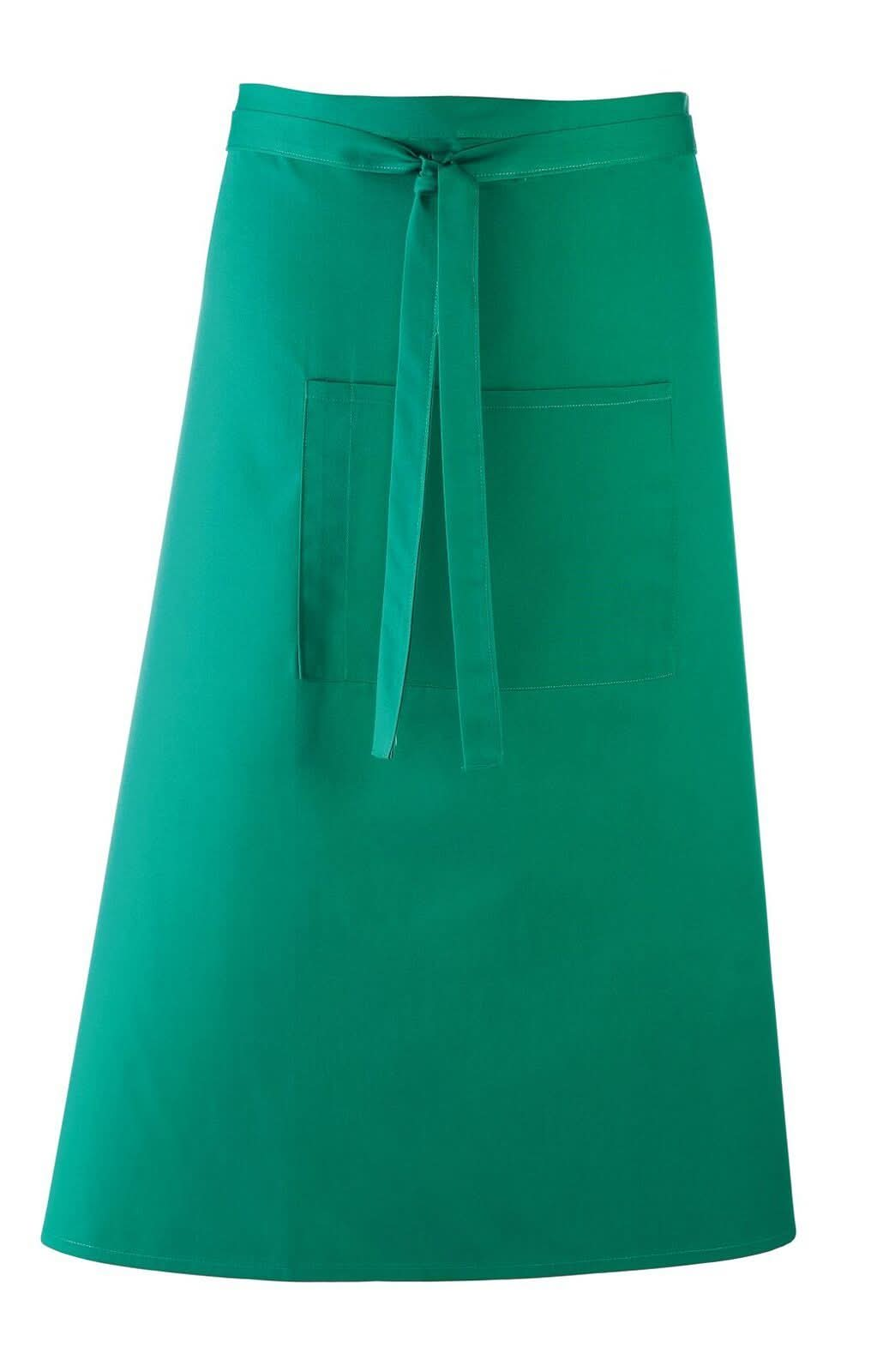 PR158: Colours Bar Apron Aprons Premier Emerald Regular