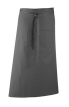 PR158: Colours Bar Apron Aprons Premier Dark Grey Regular