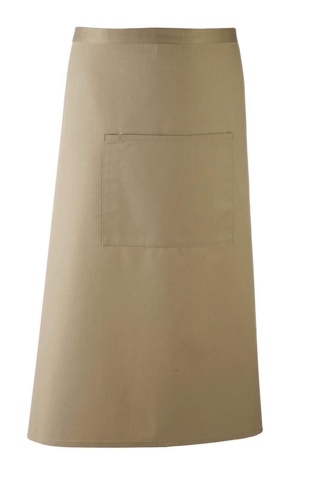 PR158: Colours Bar Apron Aprons Premier Olive Regular